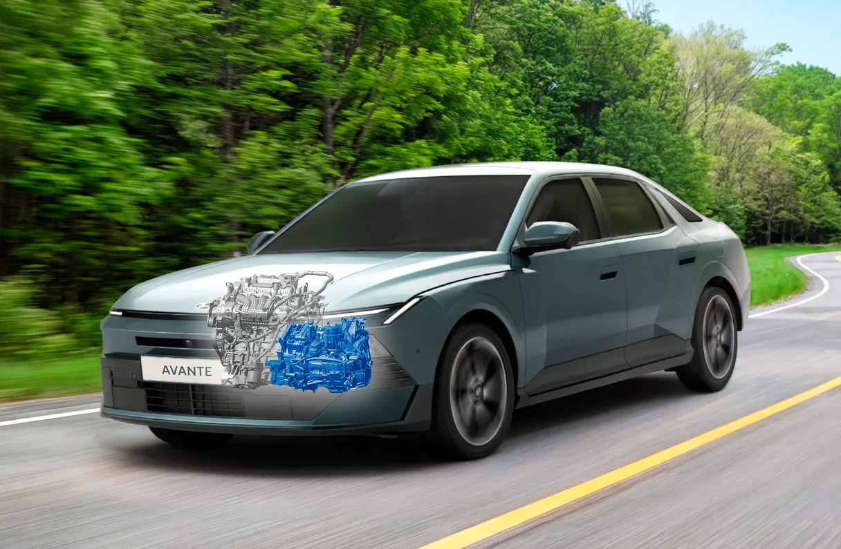 All-New Avante Hybrid is 10% More Efficient Despite Being Bigger and More Powerful