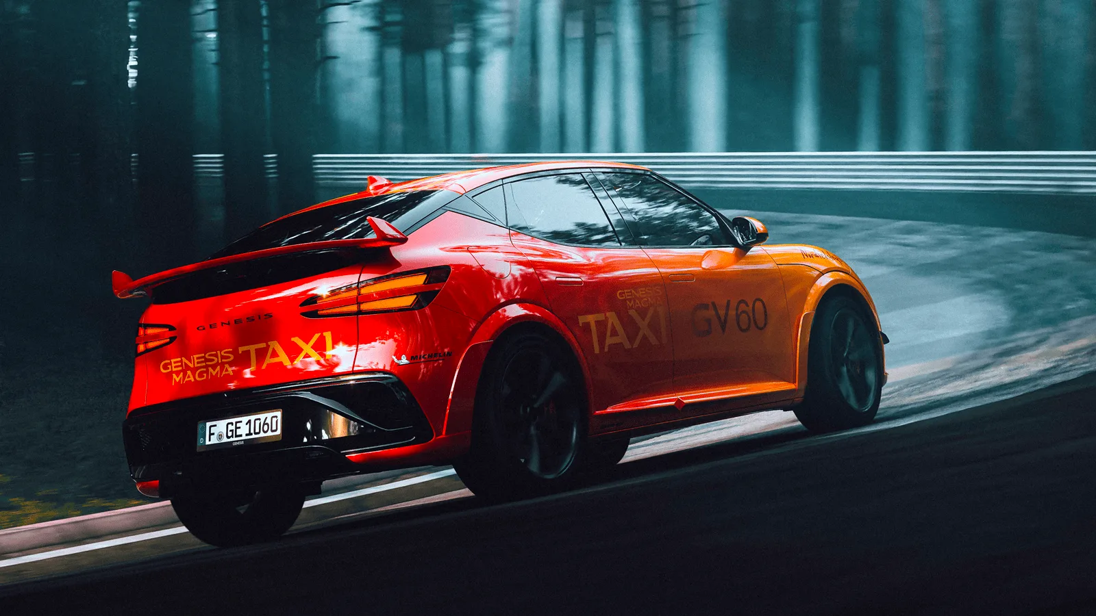 Genesis GV60 Magma Joins G70 at the Nürburgring Track Taxi Programme