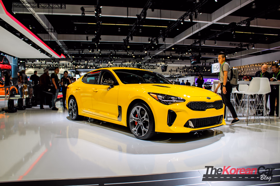 2018 Kia Stinger Sunset Yellow Limited Edition