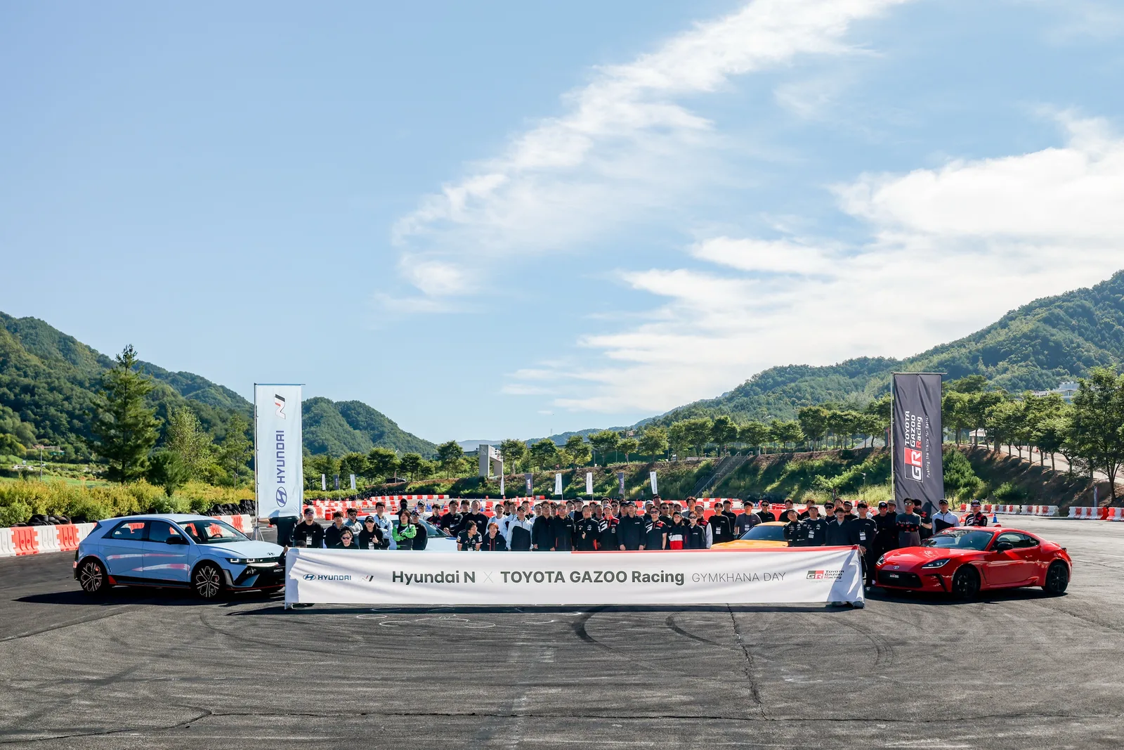 Hyundai N and Toyota GR Unite at Inje Speedium for High-Octane Gymkhana Day