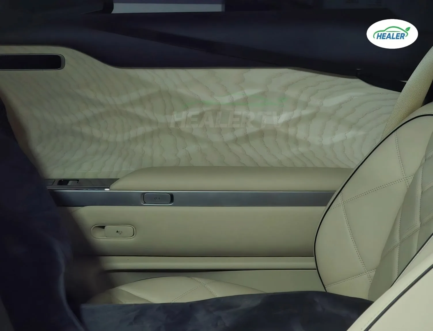 Ultra-Luxury 4-Seater Genesis GV90 Coach Door Model Spotted with Wood Floor