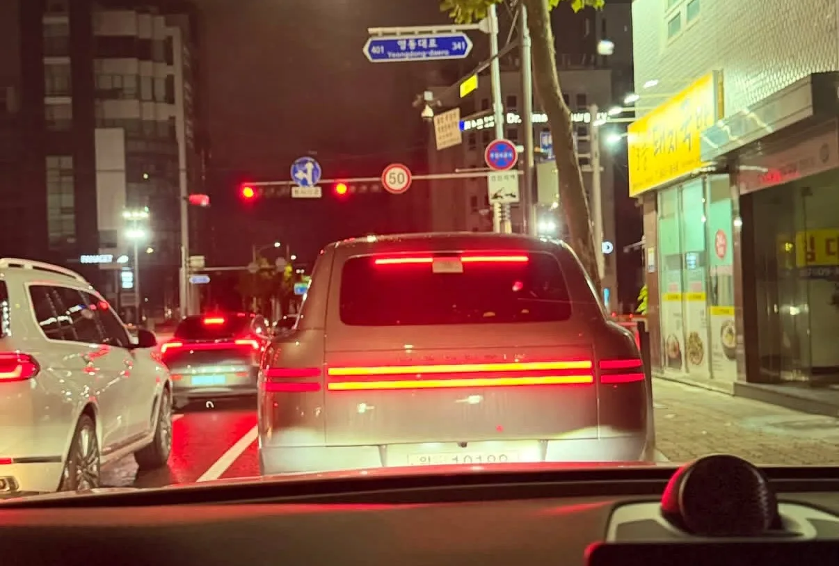 Genesis GV90 Neolun Spotted Testing at Night in Korea