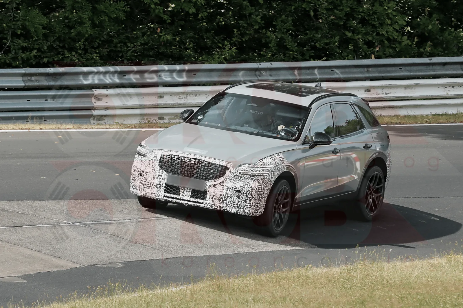 Genesis GV70 Hybrid Sheds Camouflage for High Performance Testing at the Nürburgring