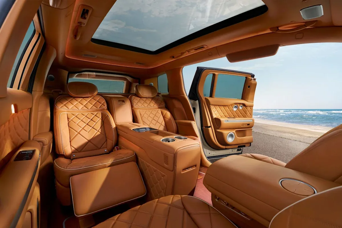 First Look Inside Production Ready Genesis GV90 and GV90 Coach Door