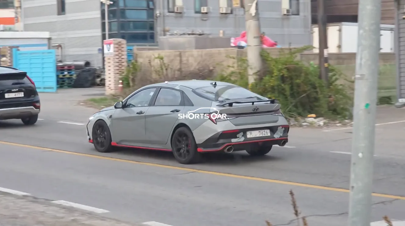 Next-Gen Hyundai Elantra N Test Mule Spotted in Korea
