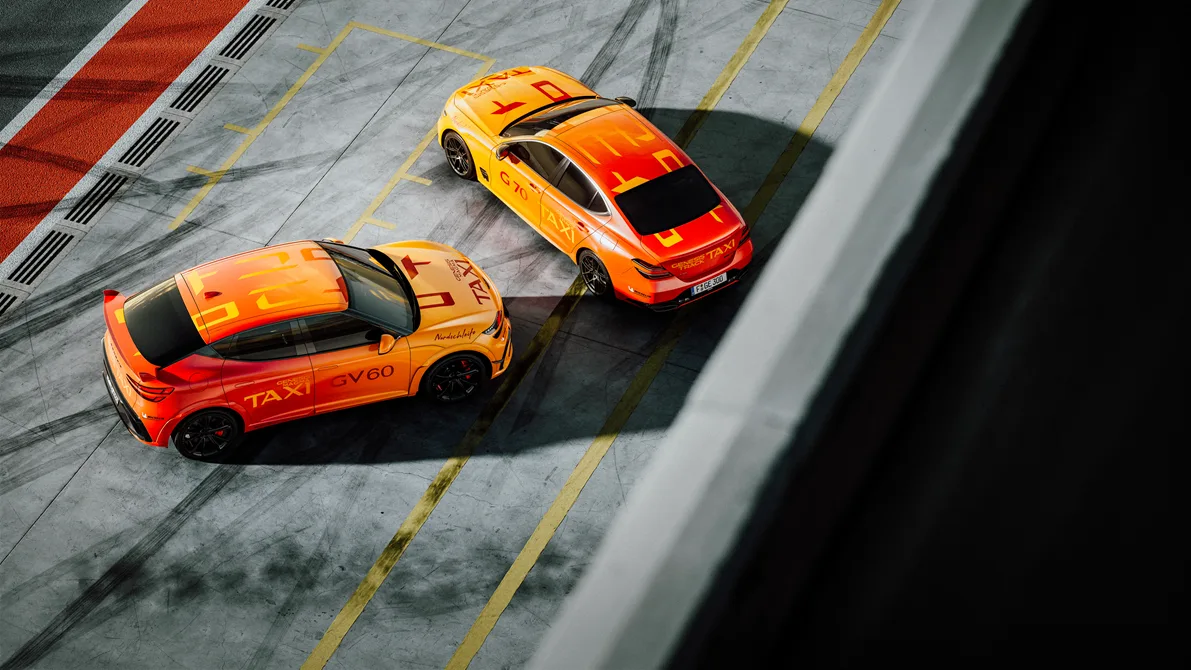 Genesis GV60 Magma Joins G70 at the Nürburgring Track Taxi Programme