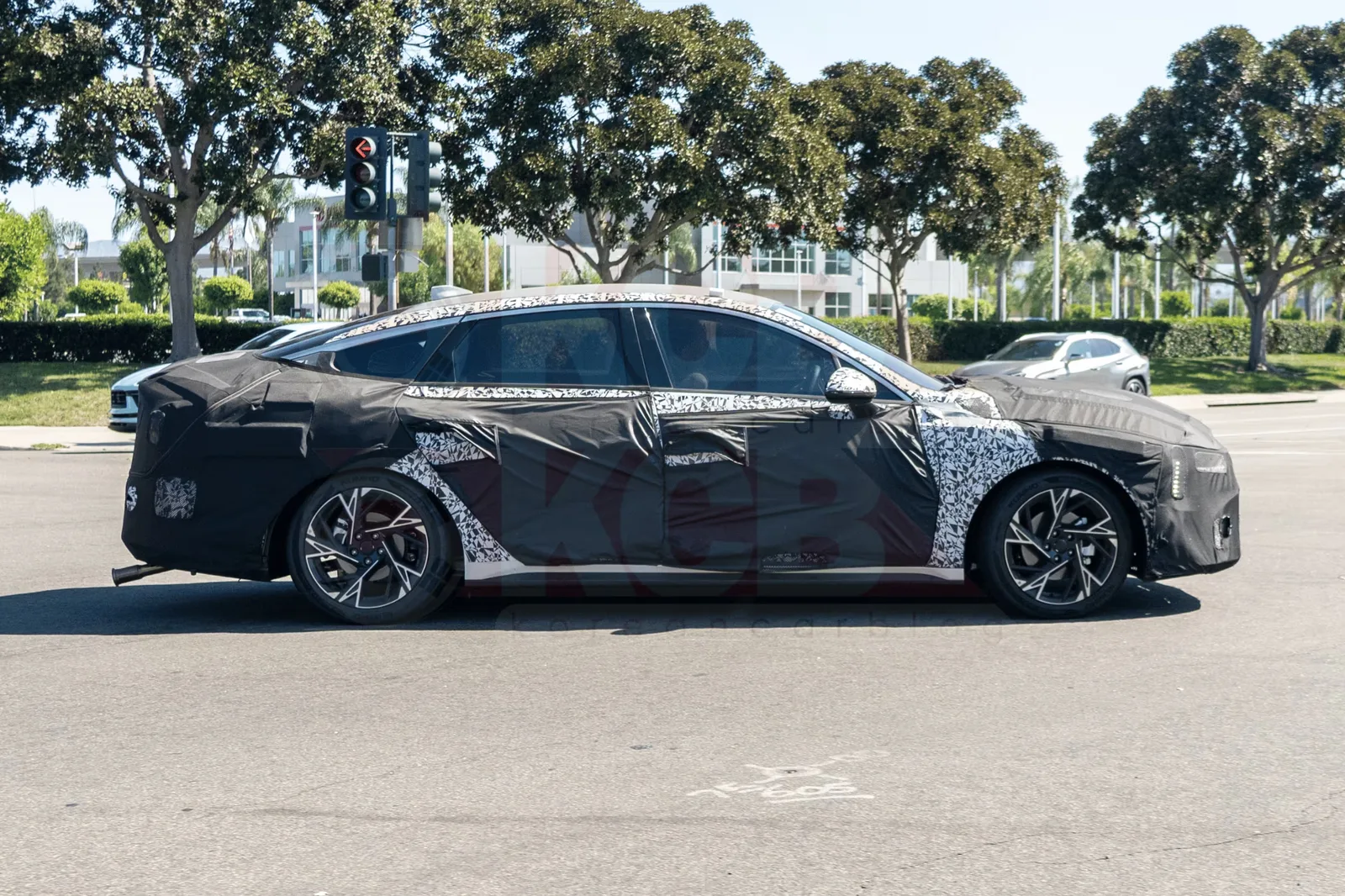 Exclusive: Kia K5 Second Facelift Spotted in California with Pleos Connect