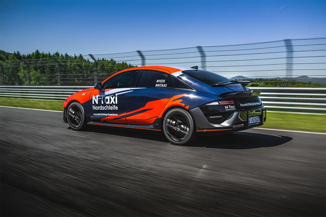 Hyundai IONIQ 6 N Joins the N Taxi Fleet at the Nürburgring Nordschleife