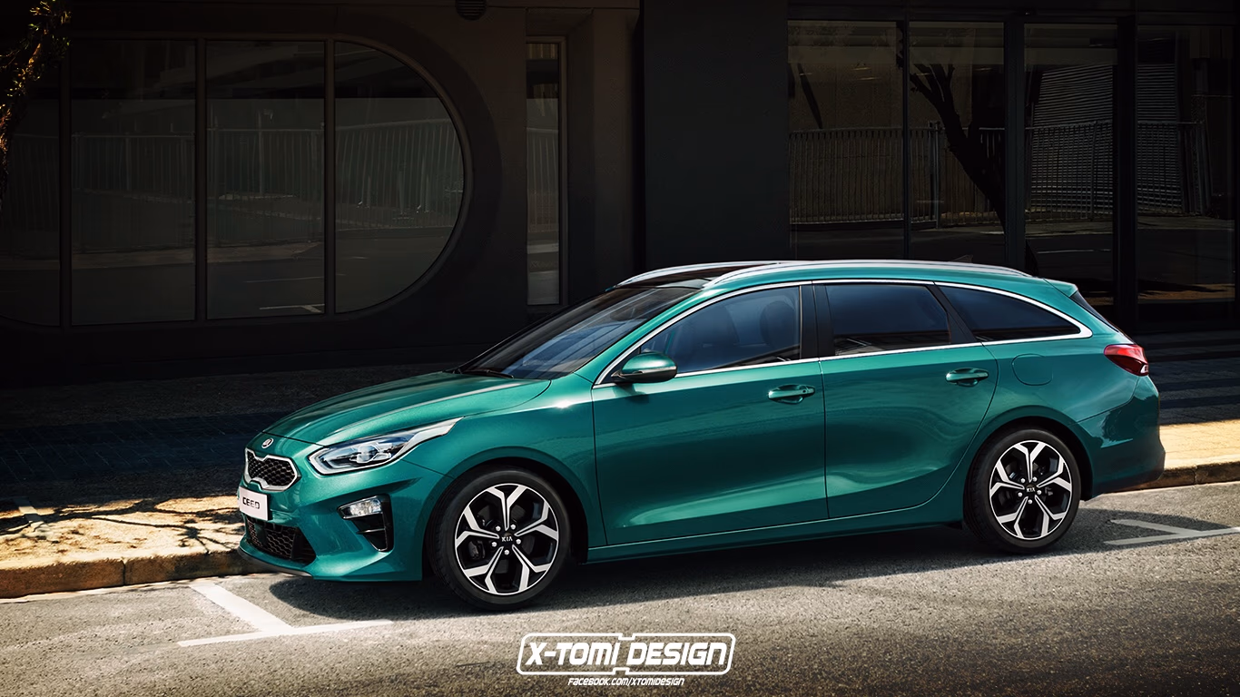 Kia Ceed Wagon Imagined Ahead Geneva